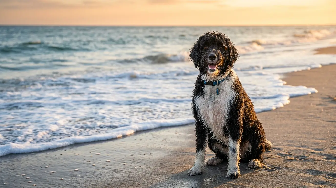 Dog owner holding pet insurance documents with happy golden retriever — Embrace Pet Insurance Review